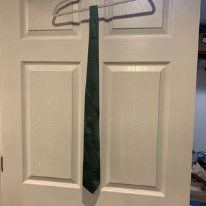 Green Patterned Tie